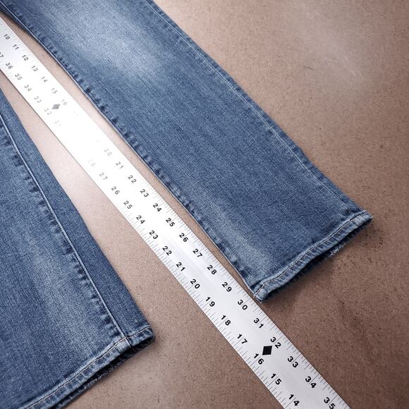 Lucky Brand Sweet Jeans Womens 4/27 Blue Medium Wash Mid Rise Straight Leg Denim - Picture 7 of 12